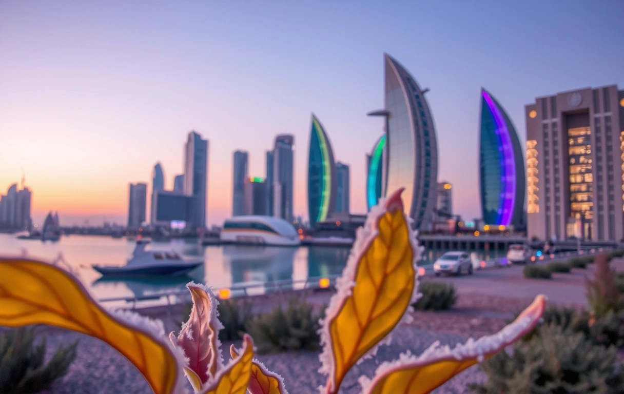 Doha Digital Skyline